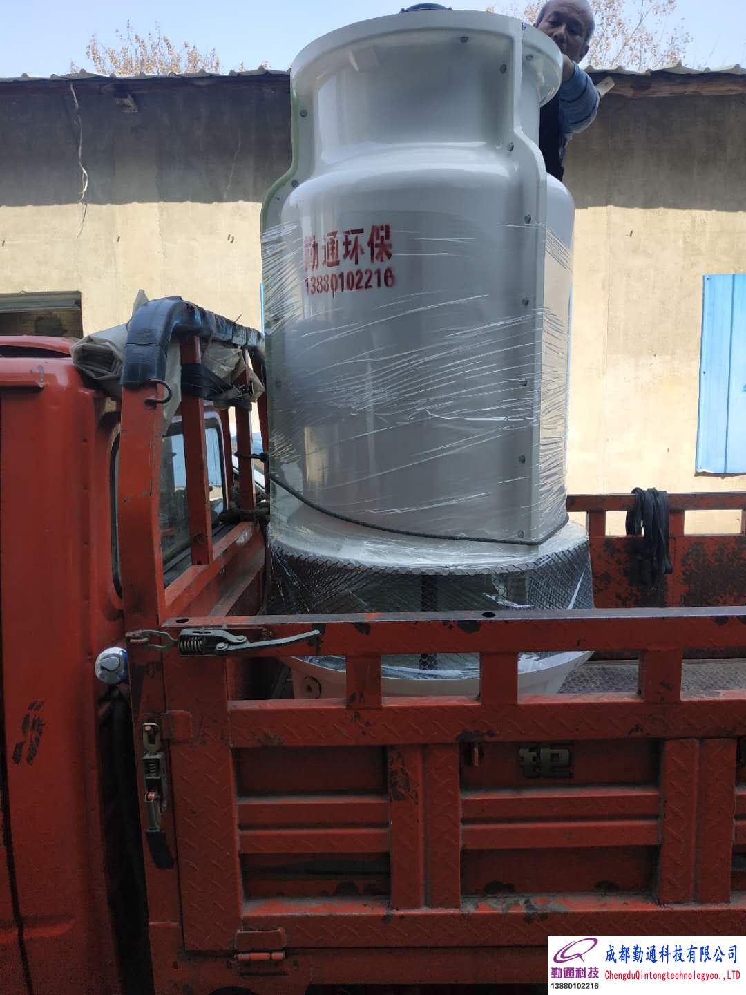 四川绵阳10T闭式塔系统安装现场